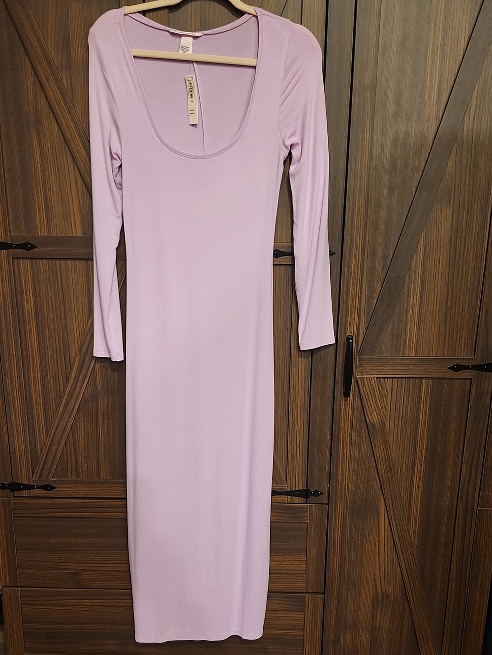 Victoria's Secret Lavender Long Sleeve Maxi Dress